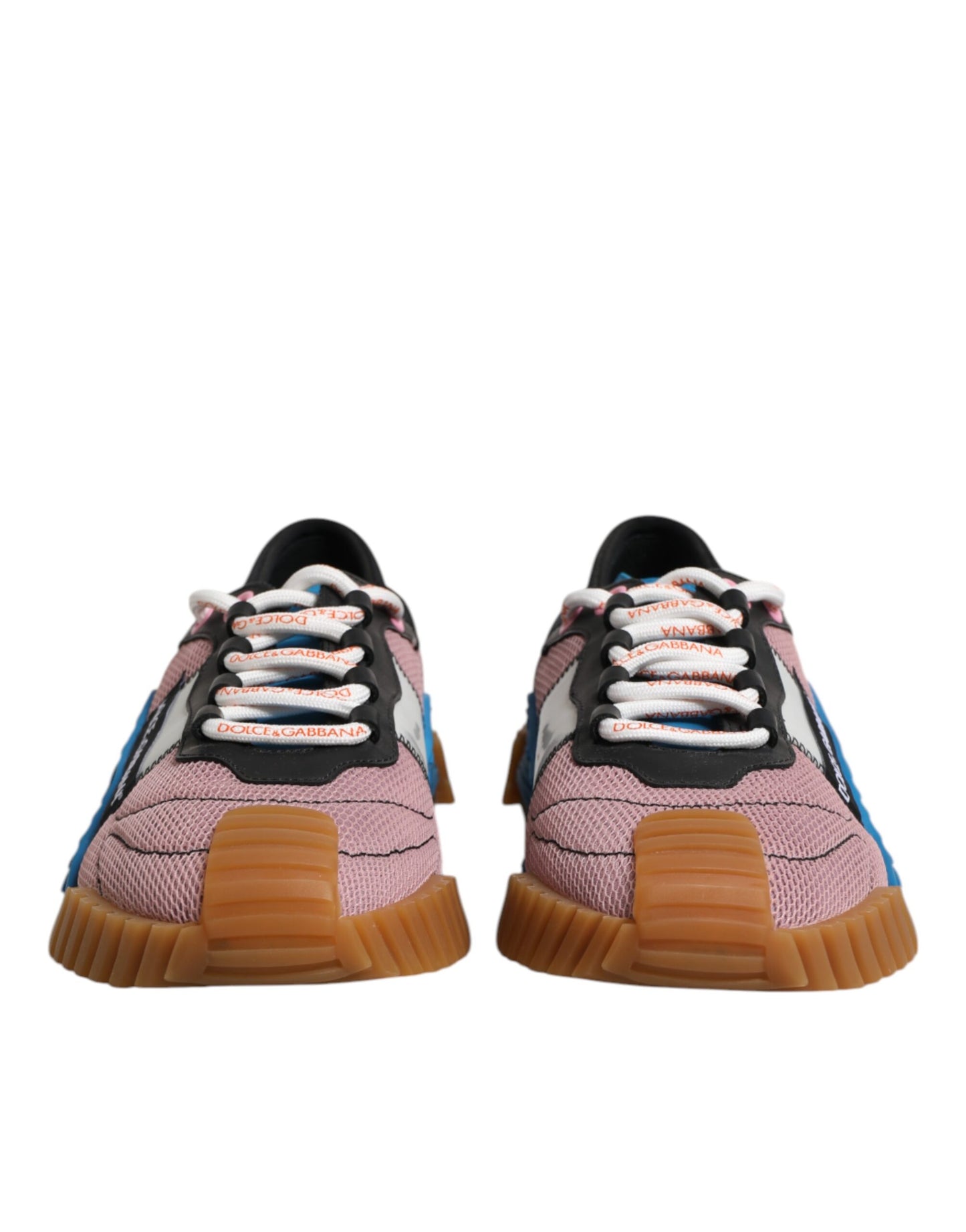 Dolce & Gabbana Multicolor Lace Up Low Top NS1 Turnschuhe Schuhe