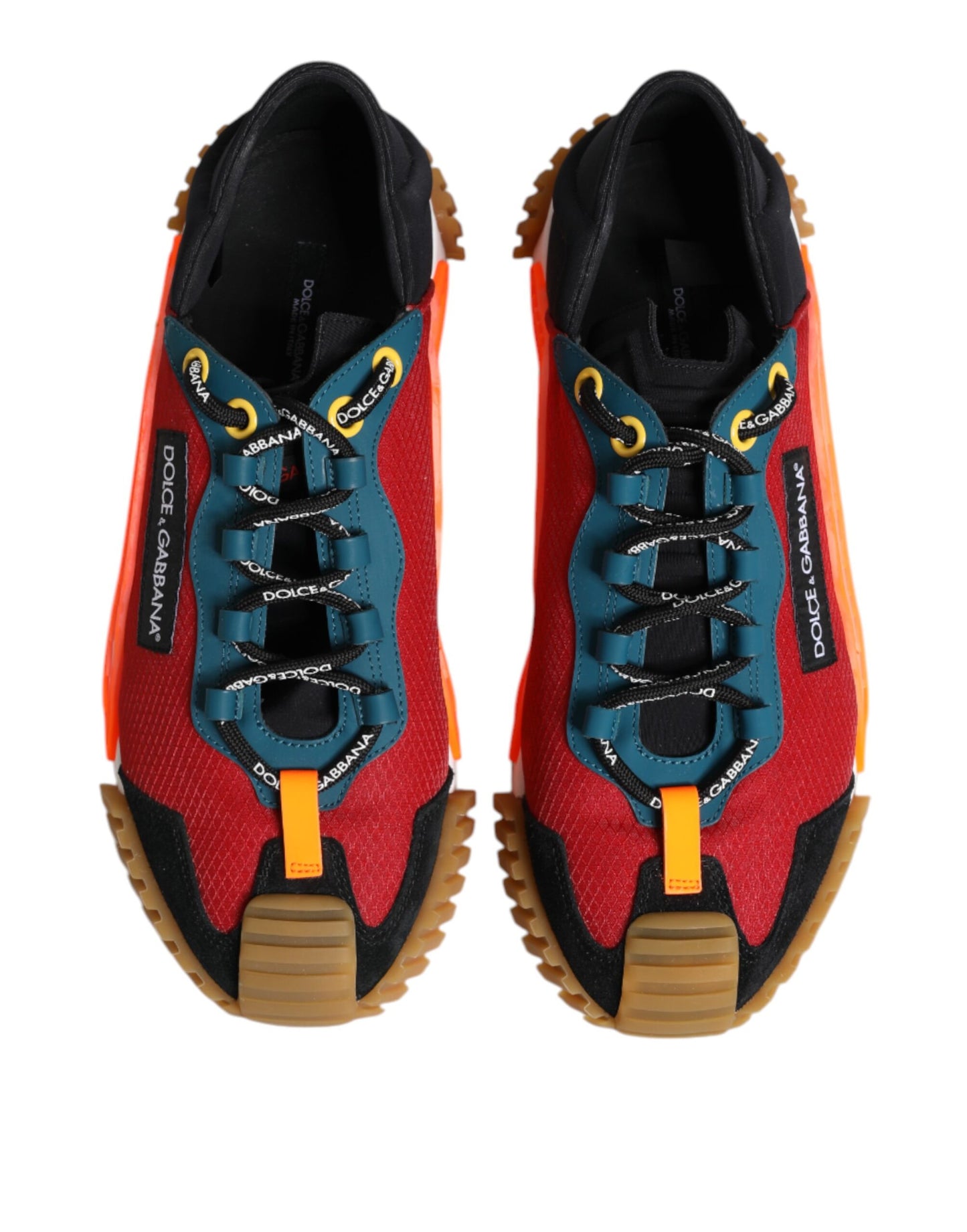 Dolce & Gabbana Multicolor Logo Low Top NS1 Turnschuhe Schuhe