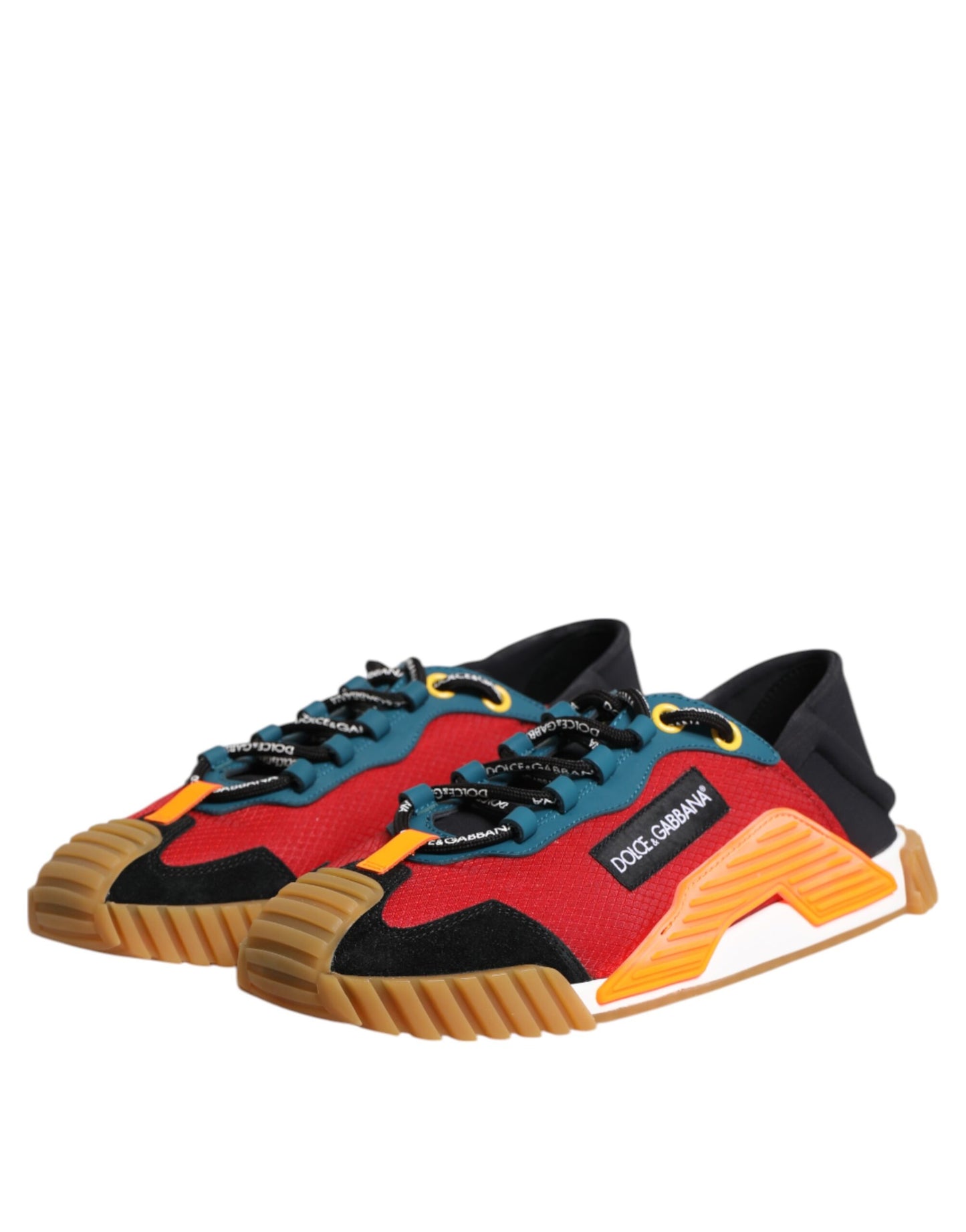 Dolce & Gabbana Multicolor Logo Low Top NS1 Turnschuhe Schuhe