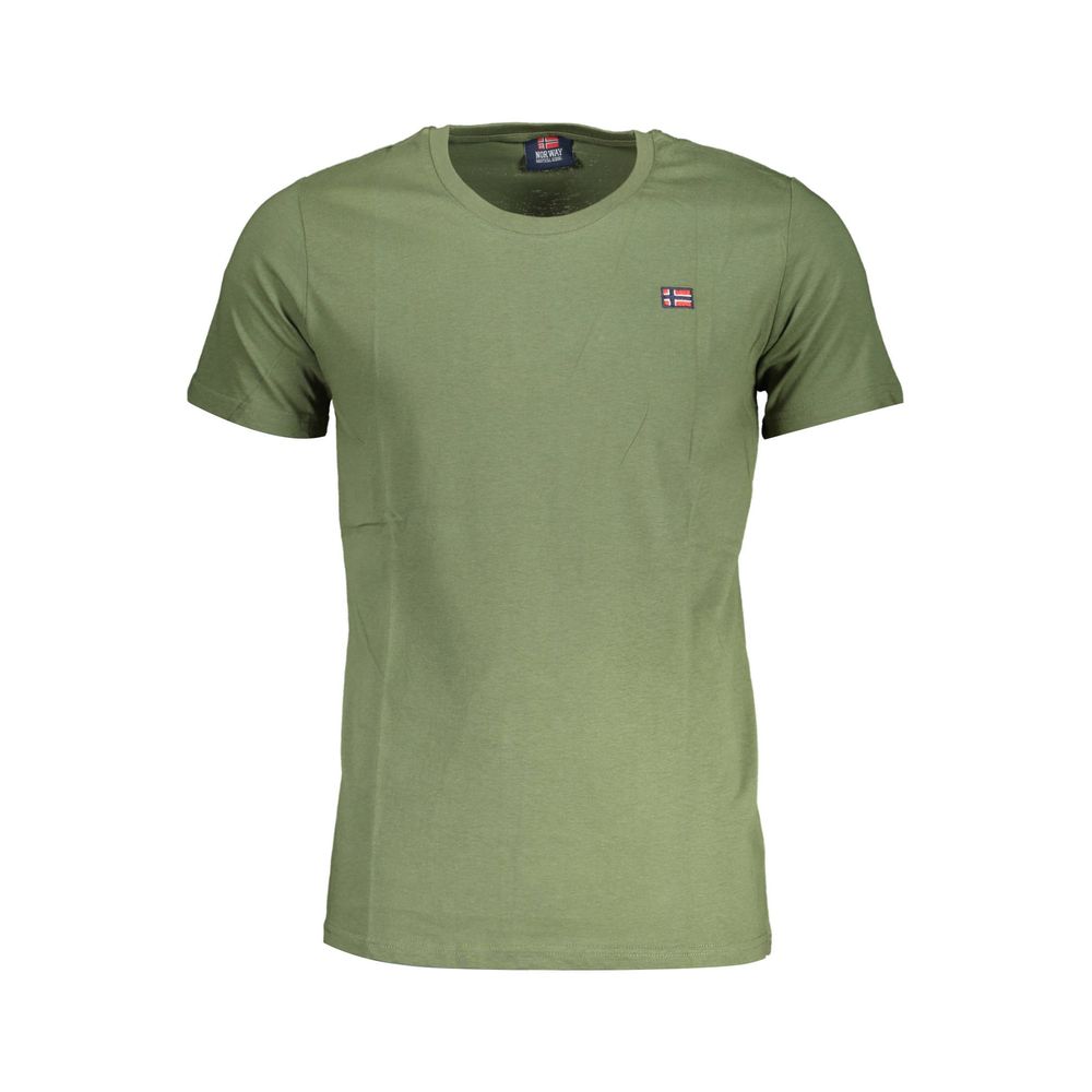 Norway 1963 Grünes Baumwolle Männer T-Shirt