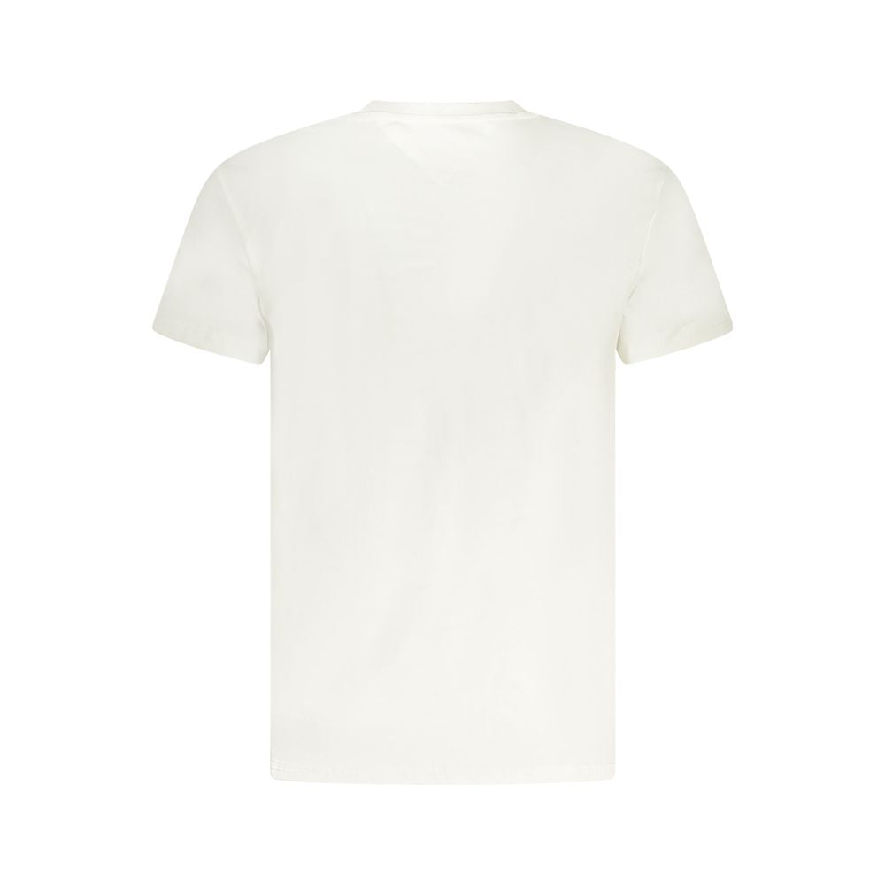 Tommy Hilfiger Weißes Baumwolle Männer T-Shirt