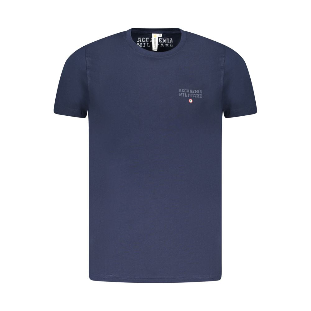 Accademia Militare T-Shirt aus blauer Baumwolle