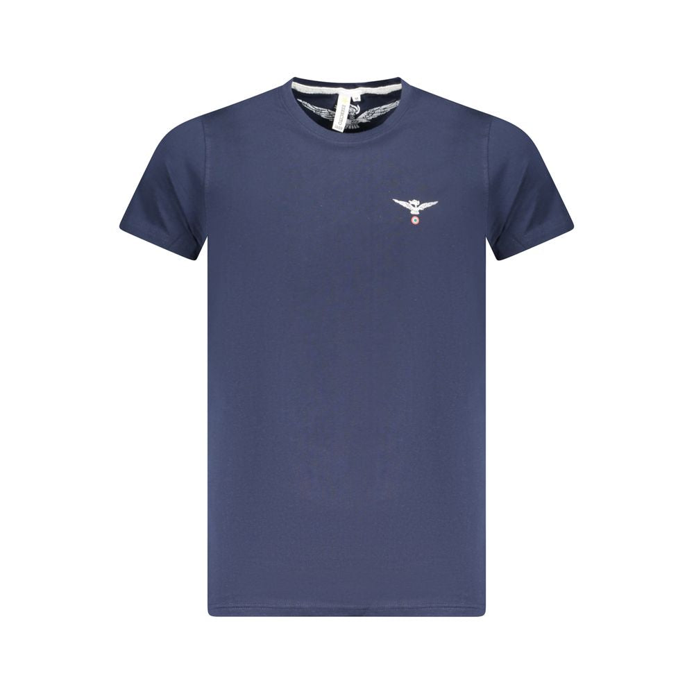 Accademia Militare T-Shirt aus blauer Baumwolle