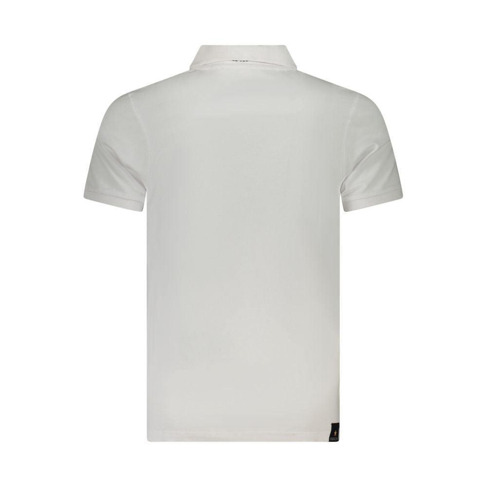 Accademia Militare Weißes Baumwoll-Poloshirt