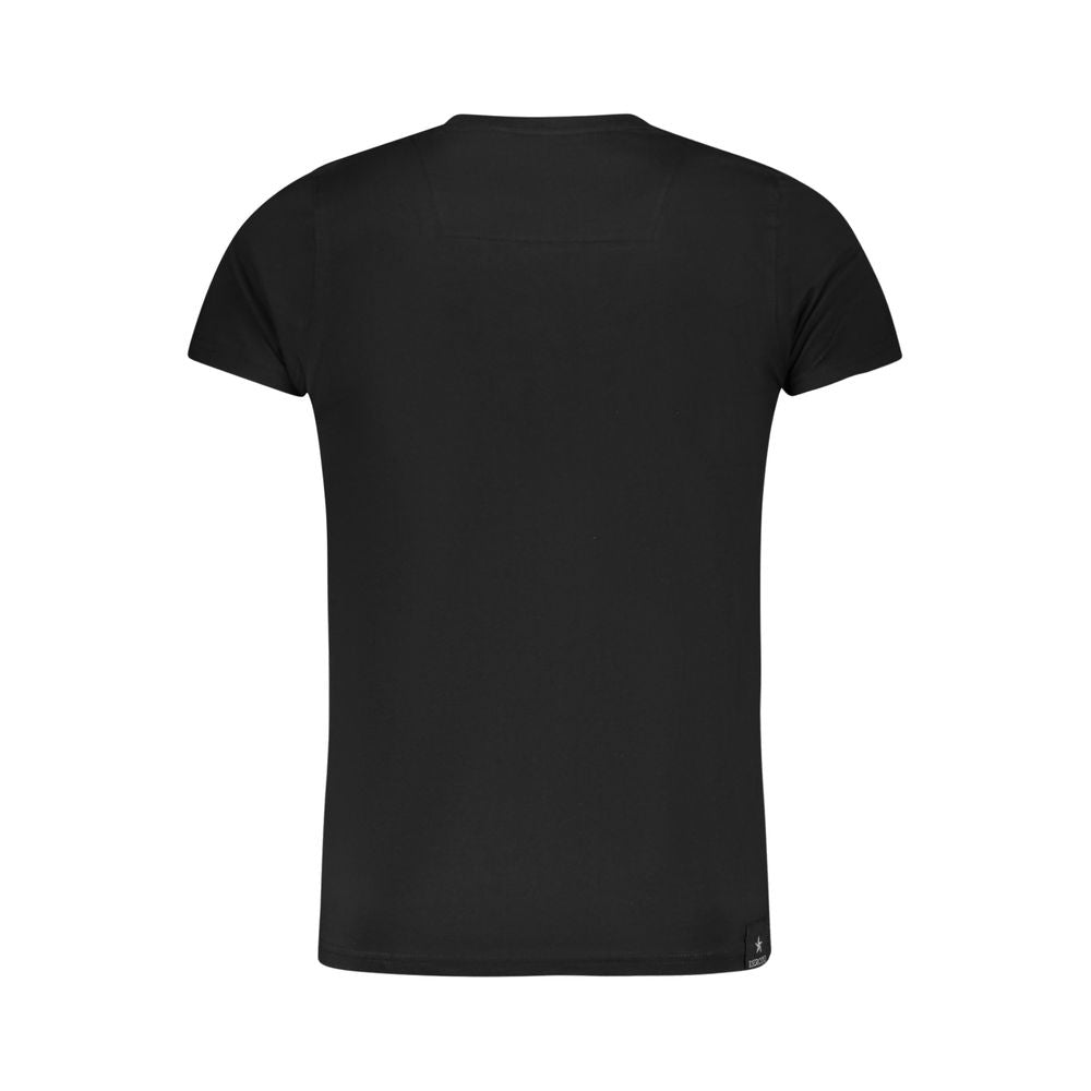 Accademia Militare Schwarzes T-Shirt aus Baumwolle