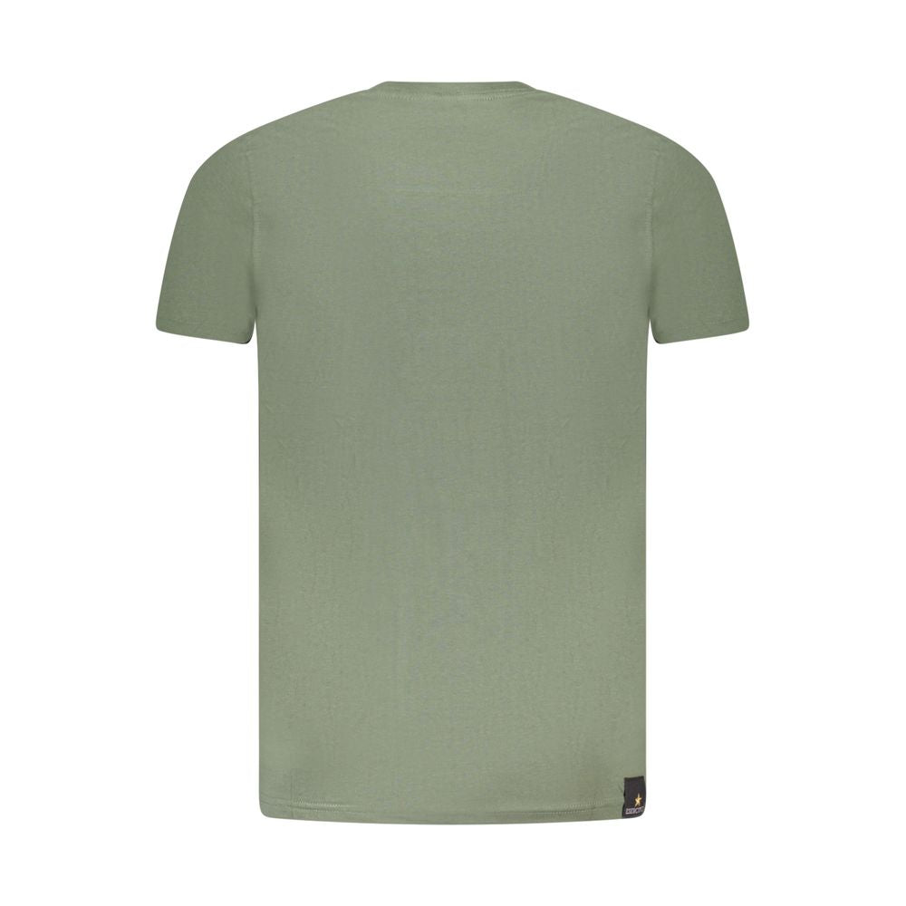 Accademia Militare T-Shirt aus grüner Baumwolle