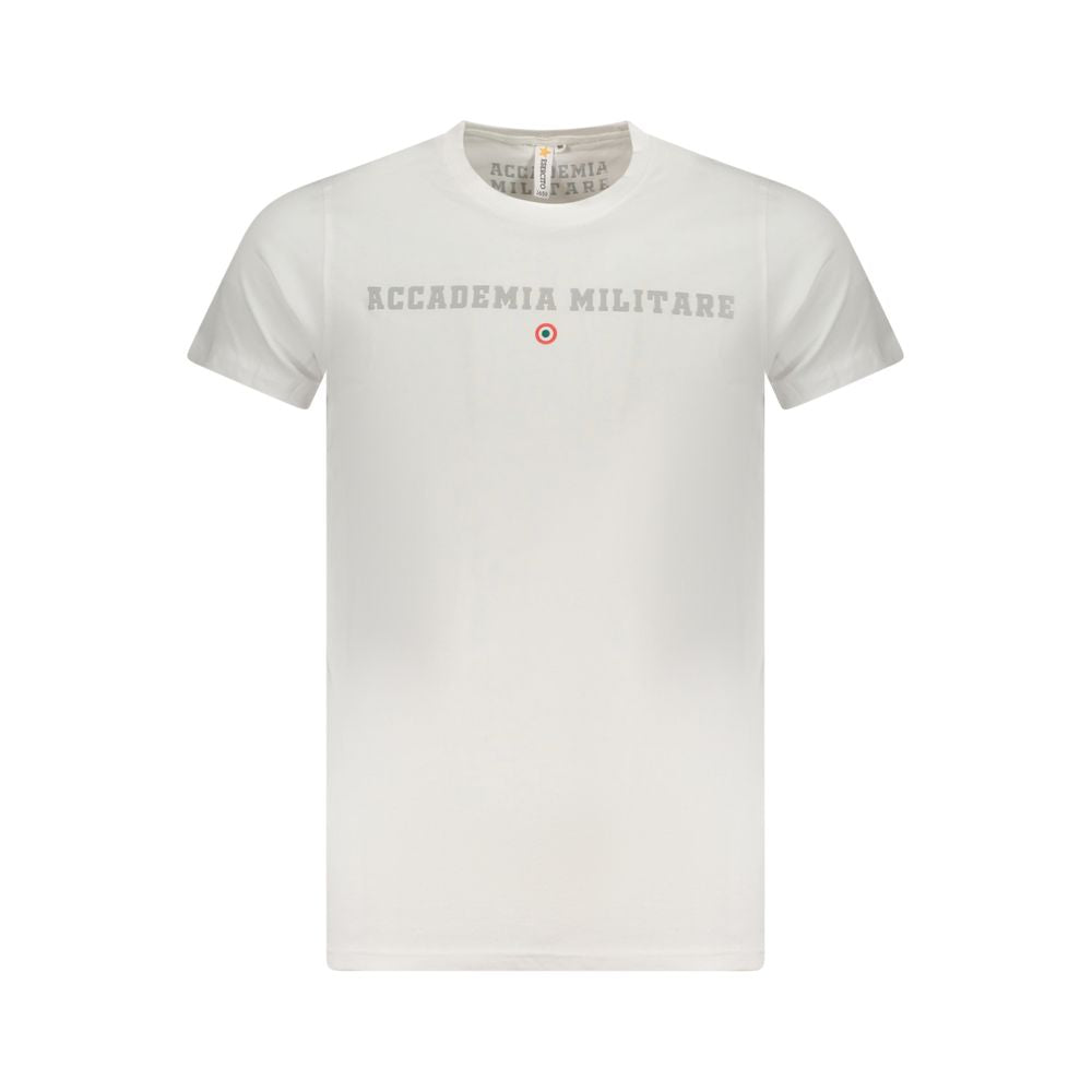 Accademia Militare T-Shirt aus weißer Baumwolle