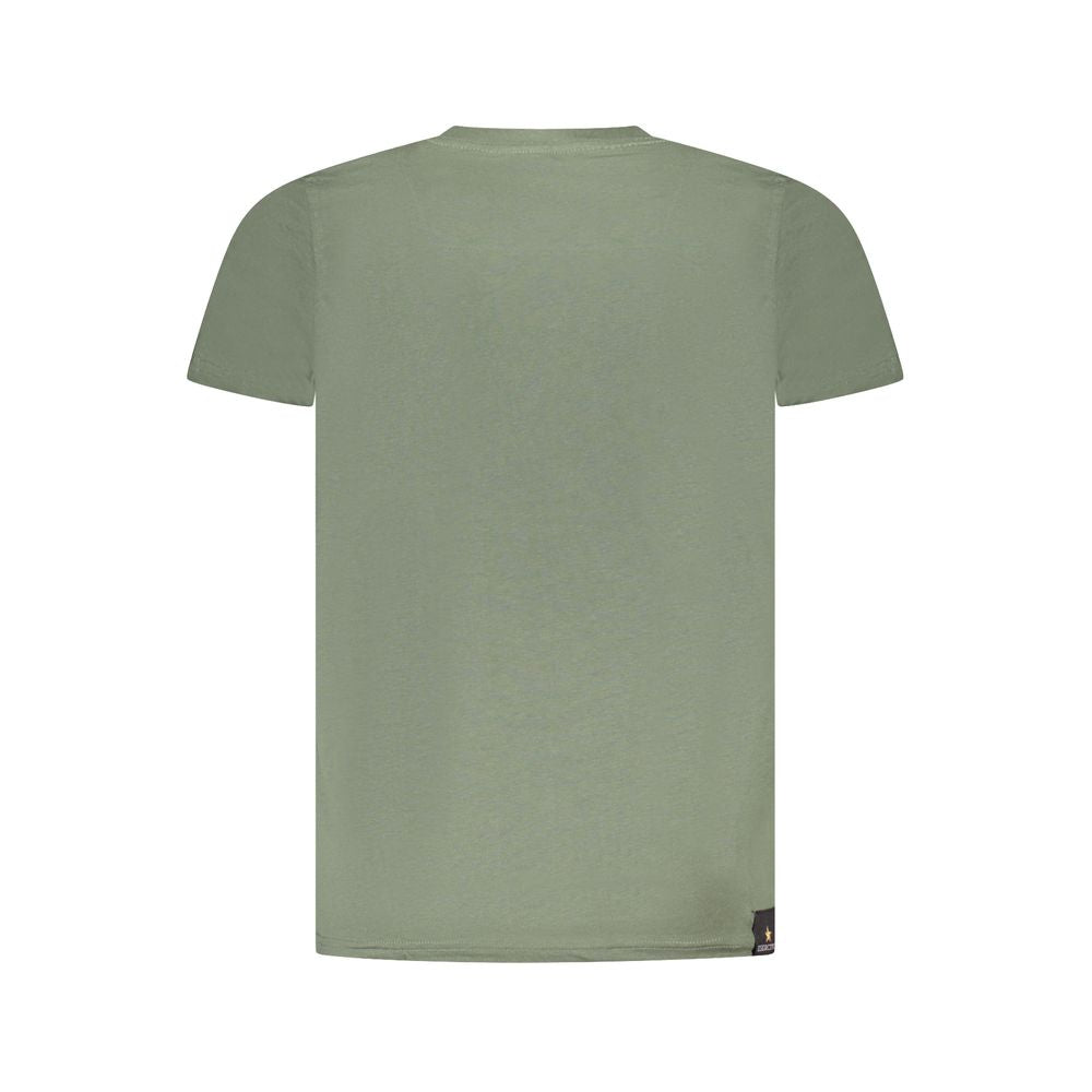 Accademia Militare T-Shirt aus grüner Baumwolle