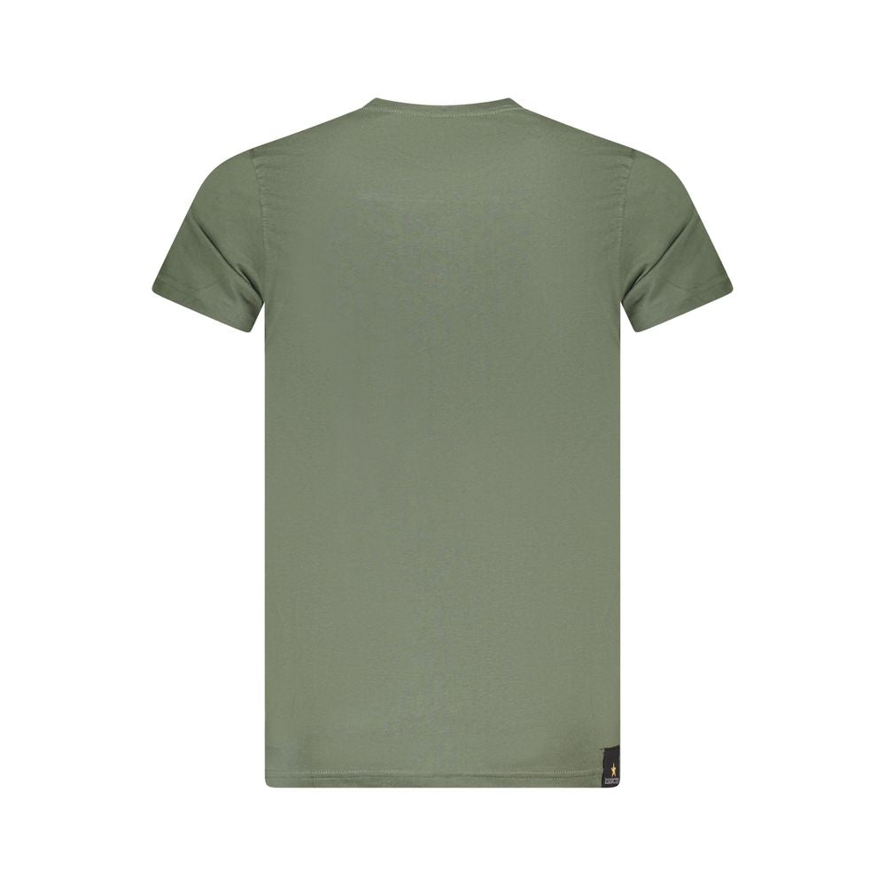 Accademia Militare T-Shirt aus grüner Baumwolle