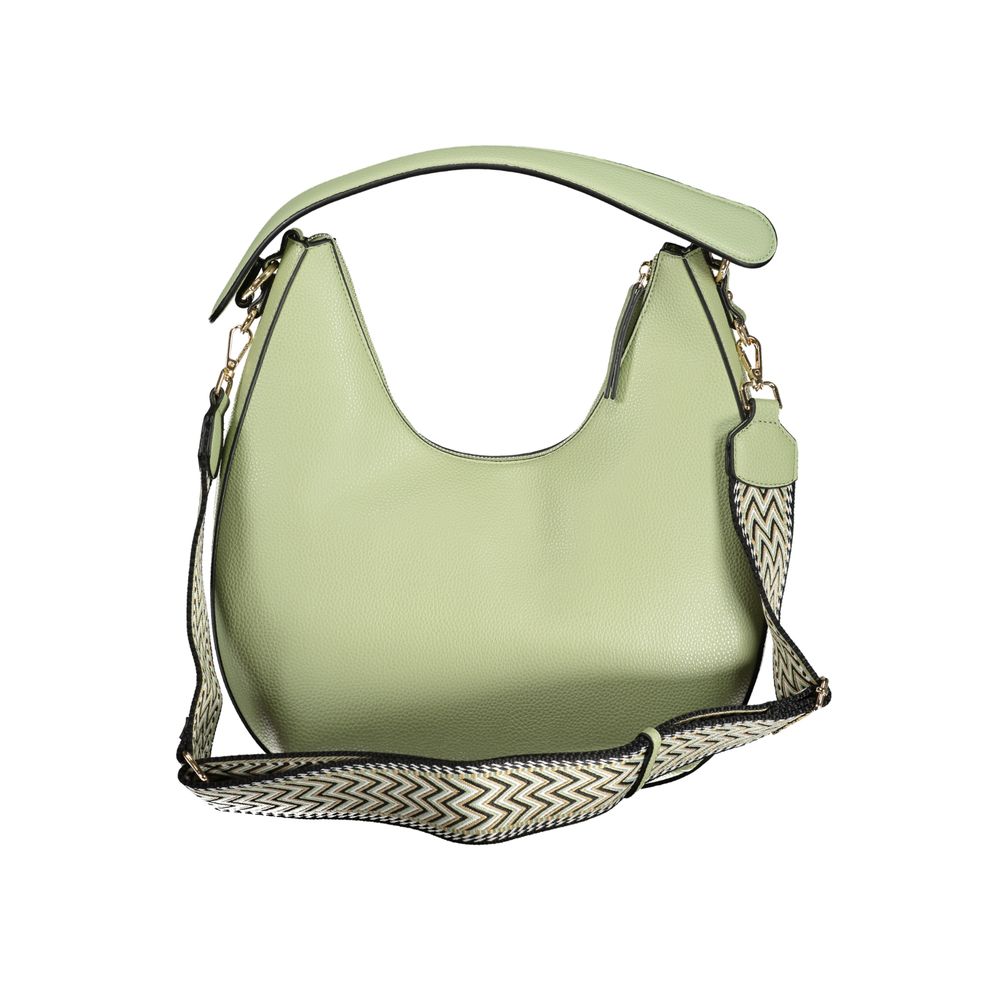 Mario Valentino Grüne Polyethylen-Handtasche