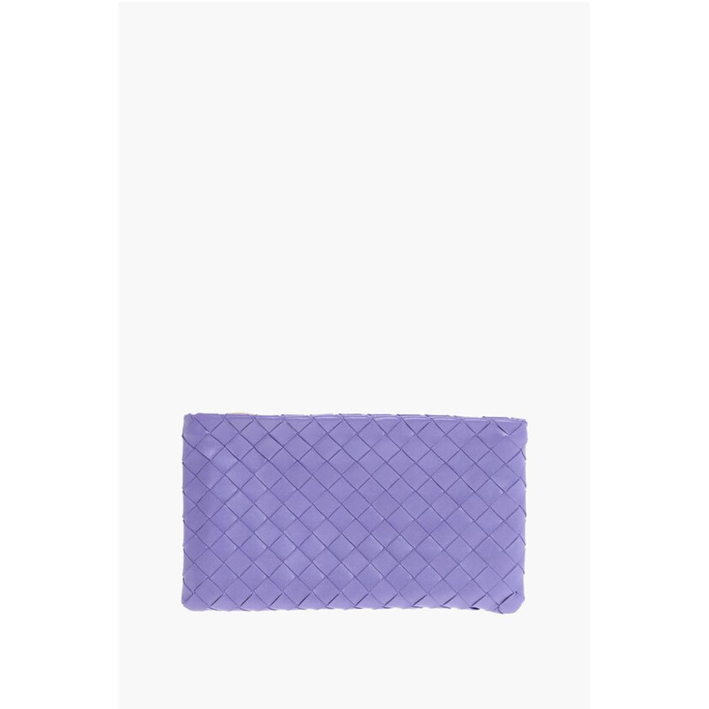 Bottega Veneta INTRECCIO Clutch aus Leder mit Kartenfächern