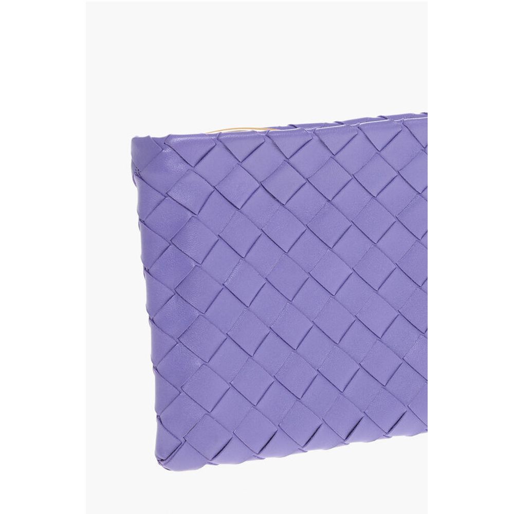 Bottega Veneta INTRECCIO Clutch aus Leder mit Kartenfächern