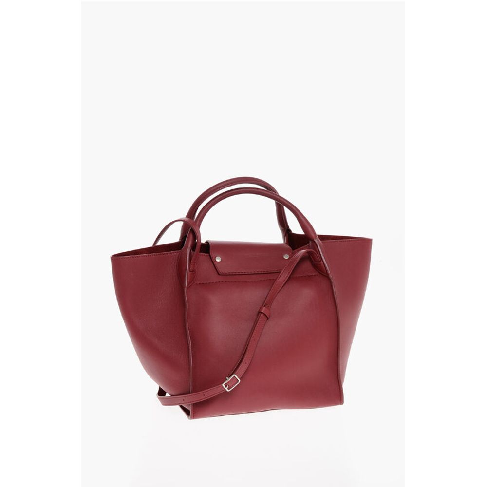 Celine Leder Tote Bag mit abnehmbarem Schulterriemen