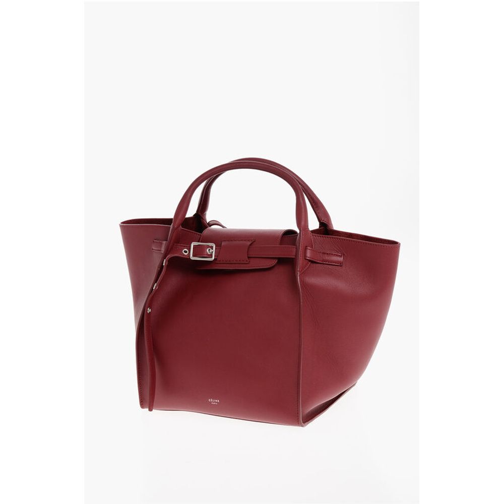 Celine Leder Tote Bag mit abnehmbarem Schulterriemen