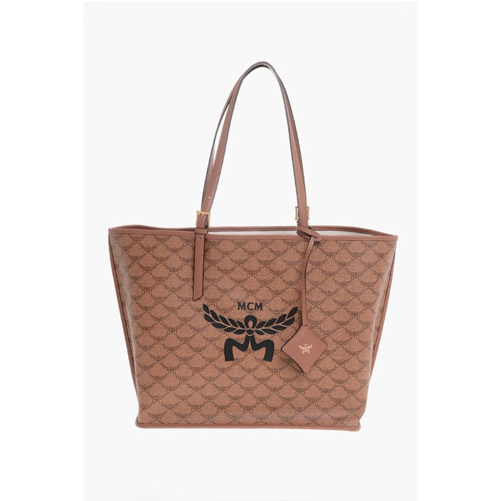 MCM Monogramm Öko-Leder HIMMEL Tragetasche