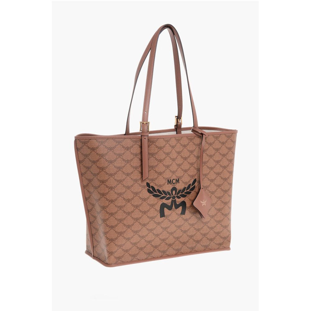 MCM Monogramm Öko-Leder HIMMEL Tragetasche