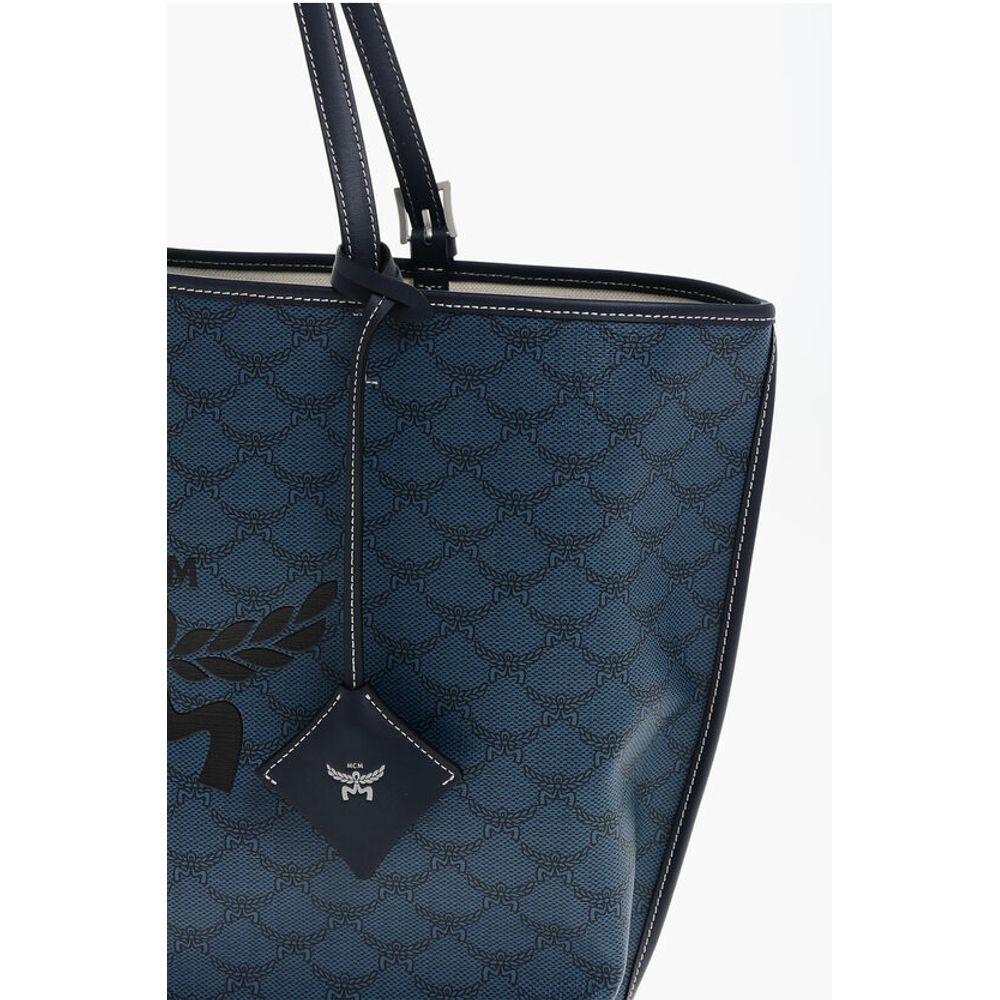 MCM Monogramm Öko-Leder HIMMEL Tragetasche