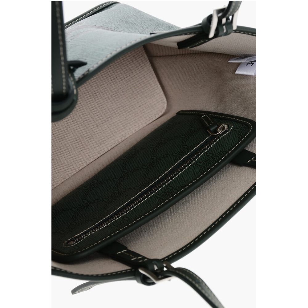 MCM Monogramm Öko-Leder HIMMEL Tragetasche