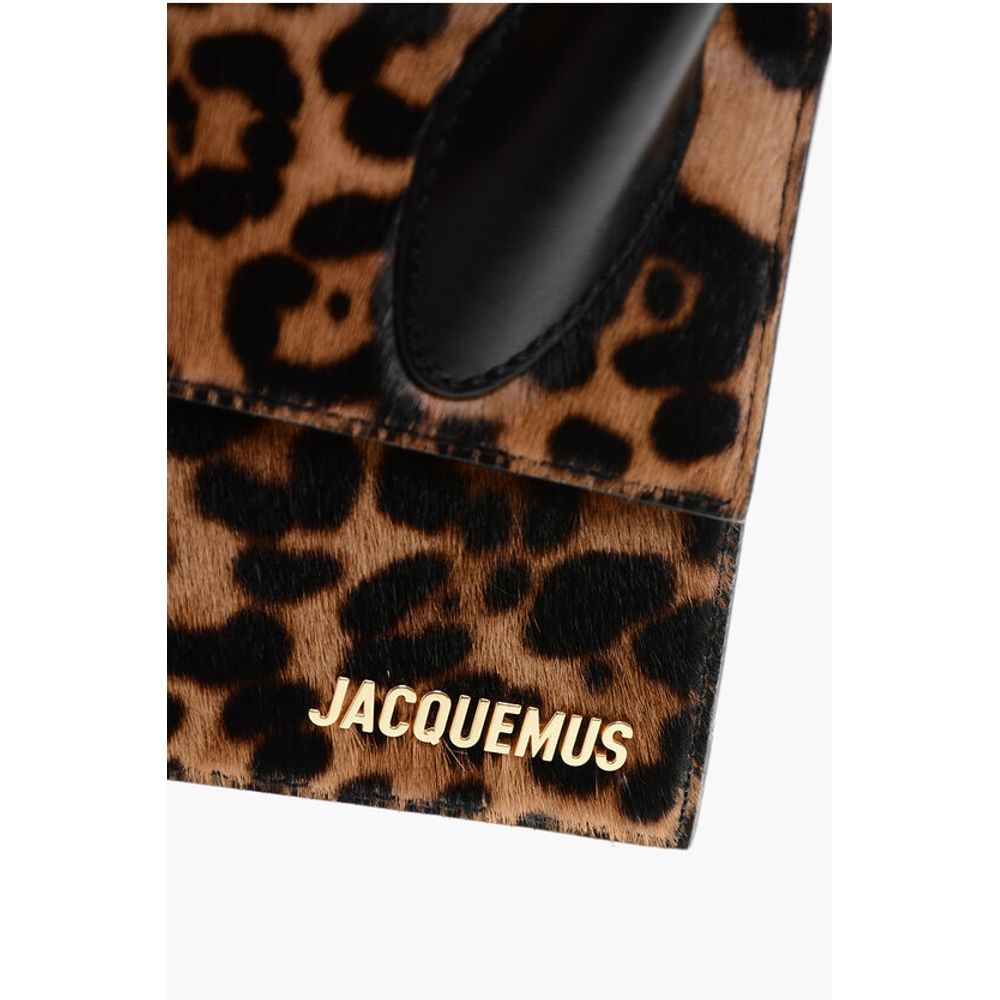 Jacquemus Tierisch gemusterte LE CHIQUITO MOYEN Ponyhaar-Handtasche
