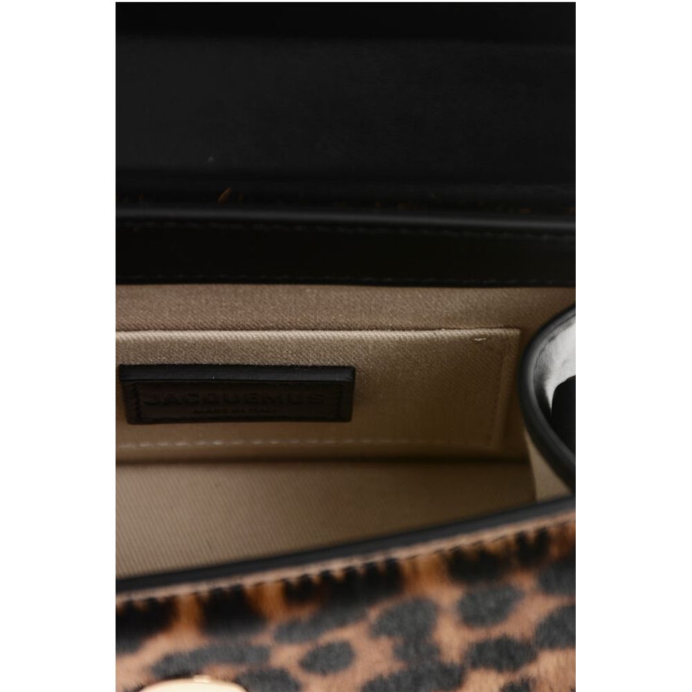 Jacquemus Tierisch gemusterte LE CHIQUITO MOYEN Ponyhaar-Handtasche