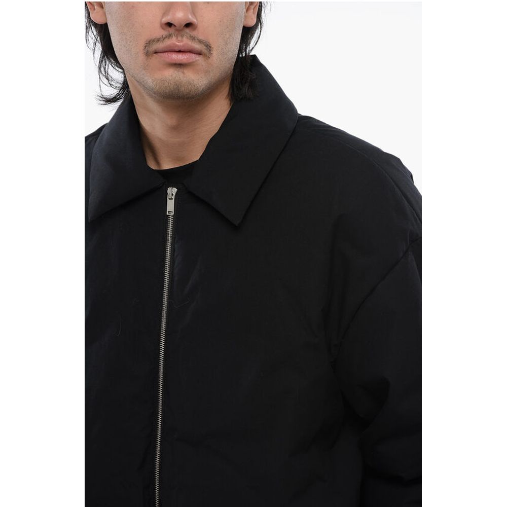 Jil Sander Daunenjacke mit Reißverschluss und Kragen