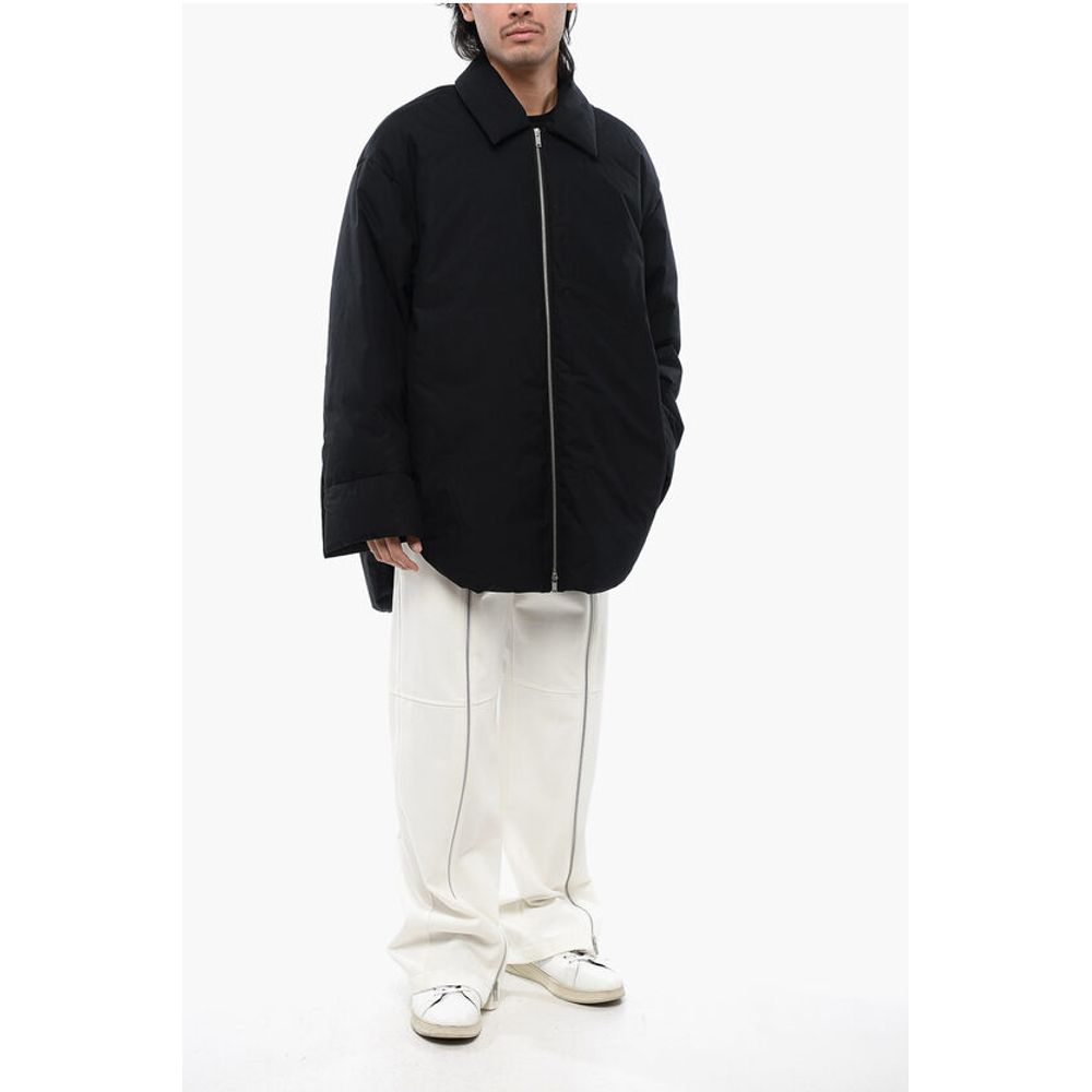 Jil Sander Daunenjacke mit Reißverschluss und Kragen