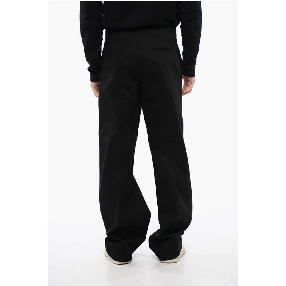 Jil Sander Hochtaillierte Hose mit Reißverschluss