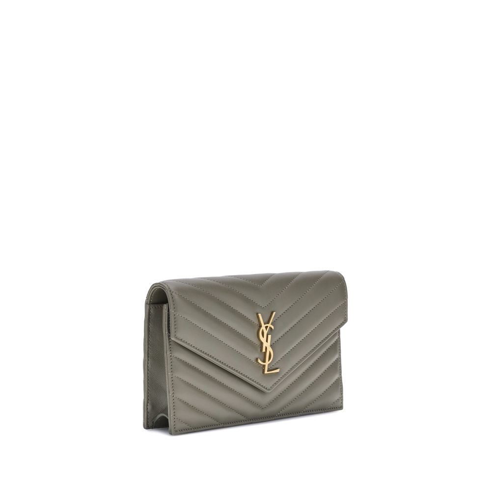 Saint Laurent Brieftasche mit Schulterriemen