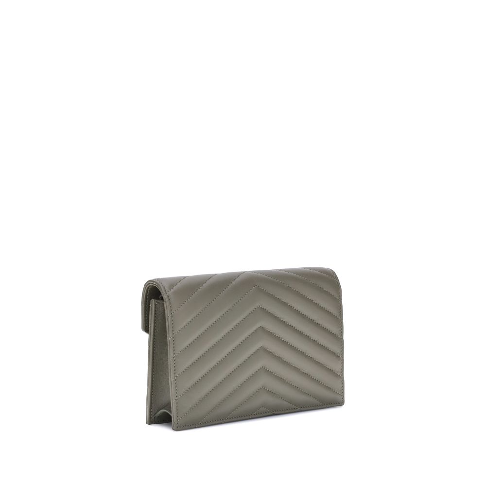 Saint Laurent Brieftasche mit Schulterriemen