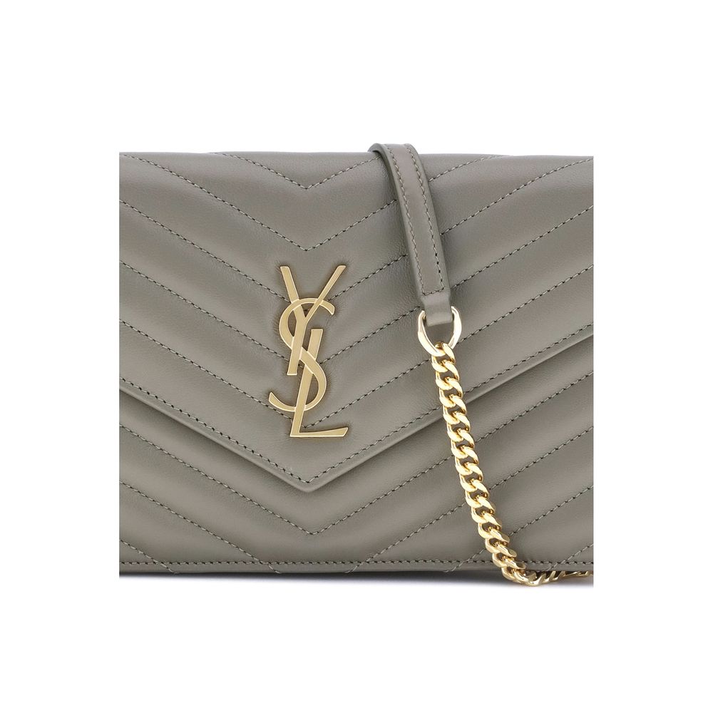 Saint Laurent Brieftasche mit Schulterriemen