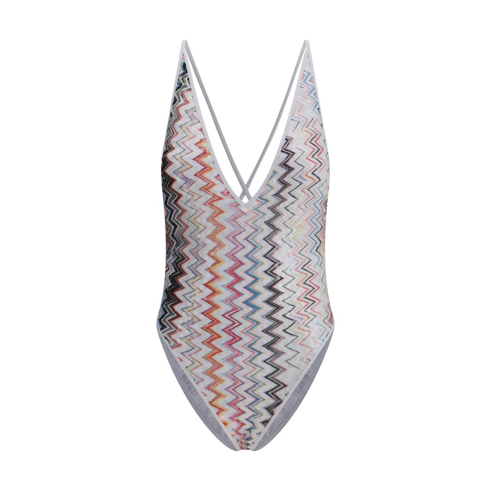 Missoni Ikonischer Zickzack-Badeanzug