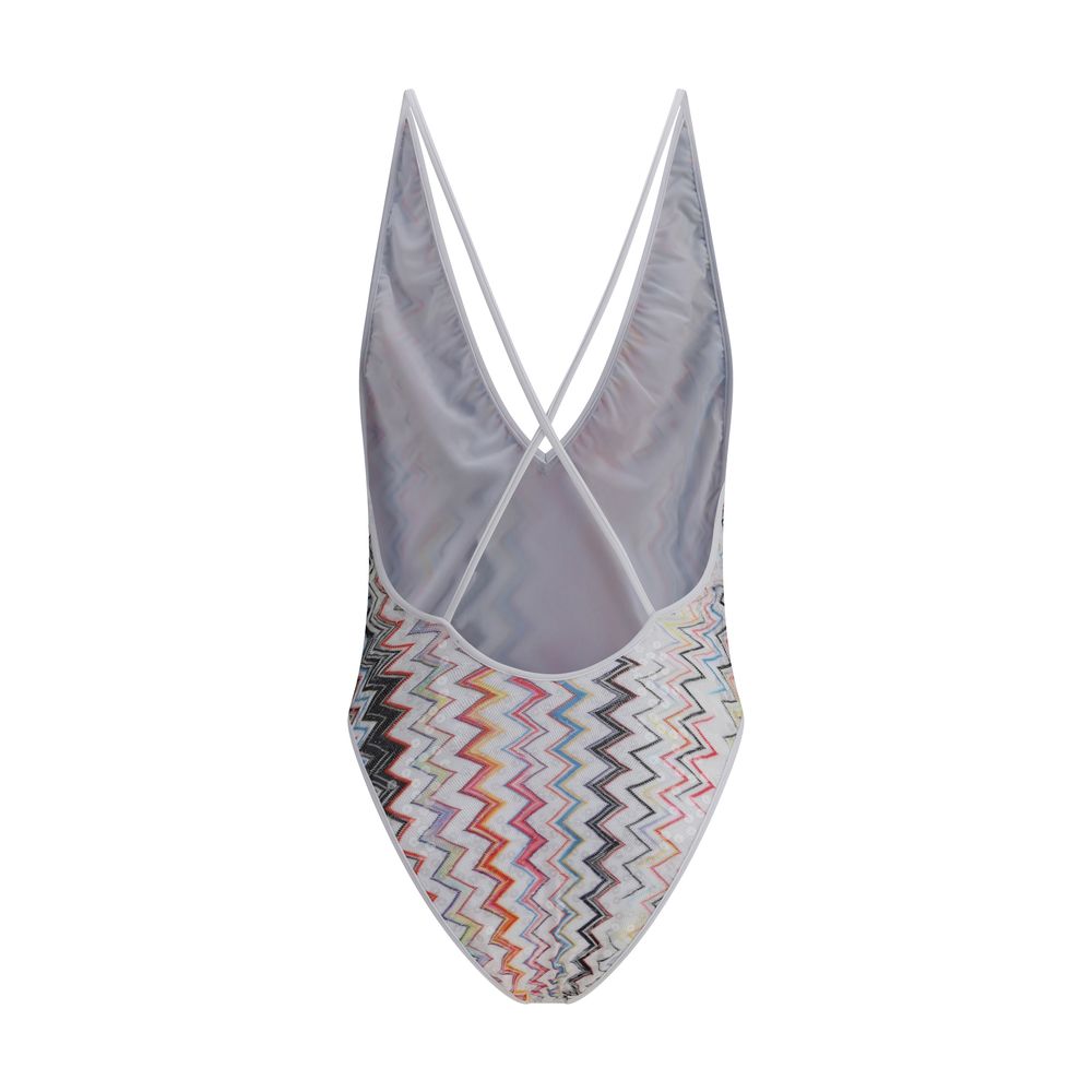 Missoni Ikonischer Zickzack-Badeanzug