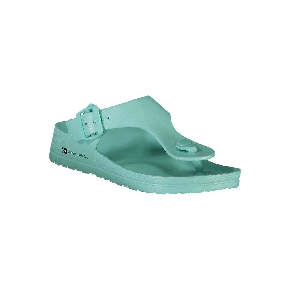 Norway 1963 Blaue Plastik Damen Sandale
