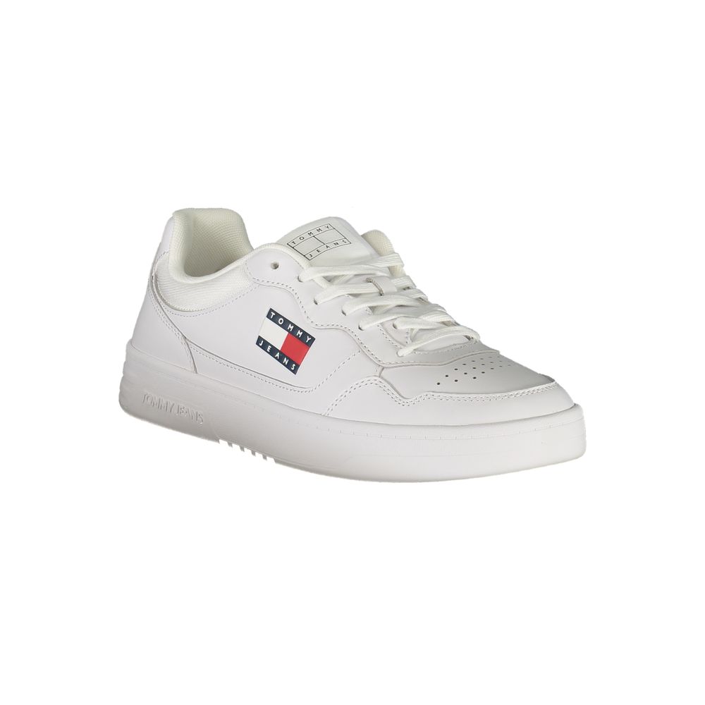 Tommy Hilfiger Weißes Leder Herren Sneaker