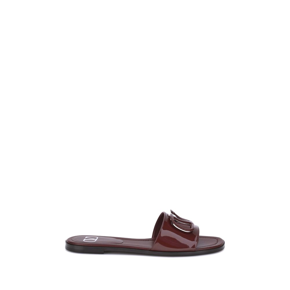 Valentino Garavani VLogo-Sandalen aus Lackleder