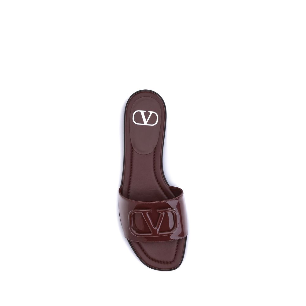 Valentino Garavani VLogo-Sandalen aus Lackleder