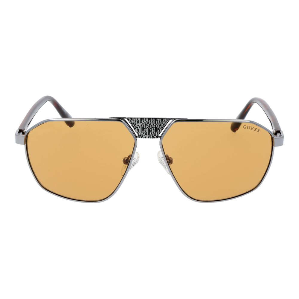 Guess Silberne Männer-Sonnenbrille