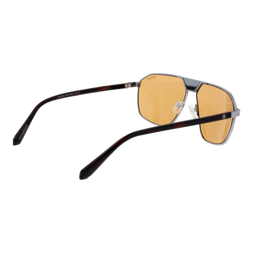Guess Silberne Männer-Sonnenbrille