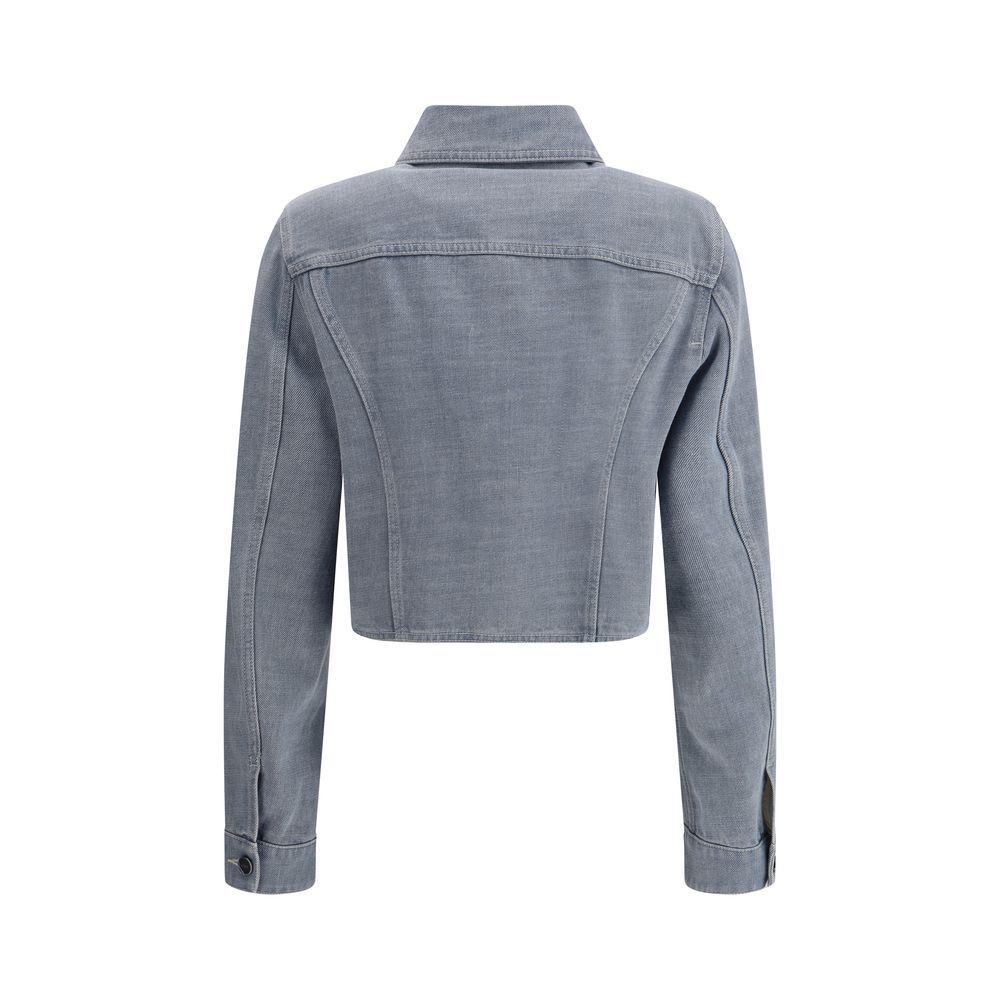 Fendi Gekürzte Jeansjacke