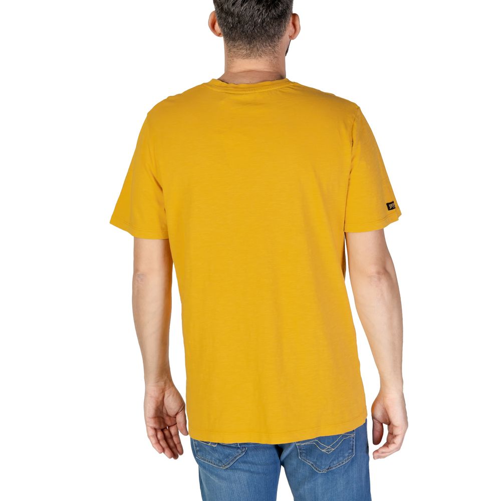 Superdry Orangefarbenes T-Shirt aus Baumwolle
