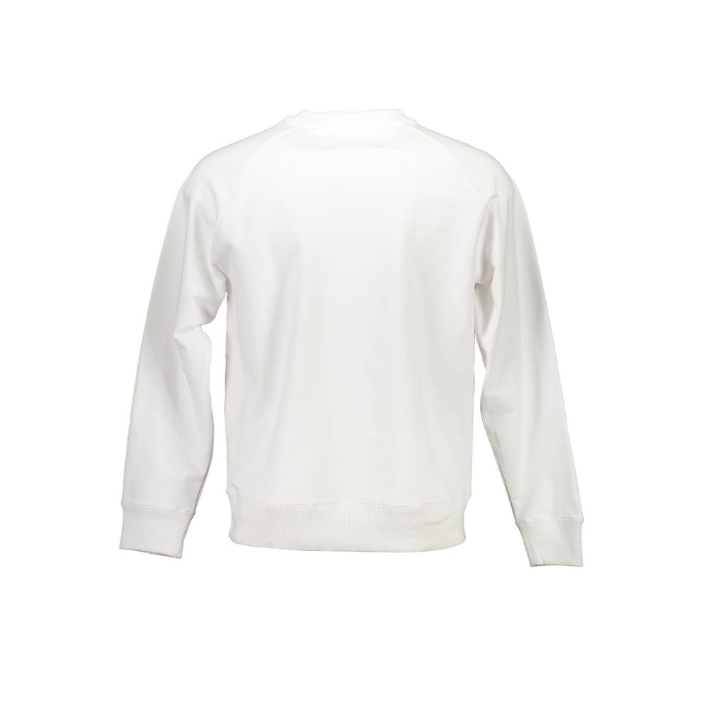 Calvin Klein Weißes Unisex-Sweatshirt aus Baumwolle