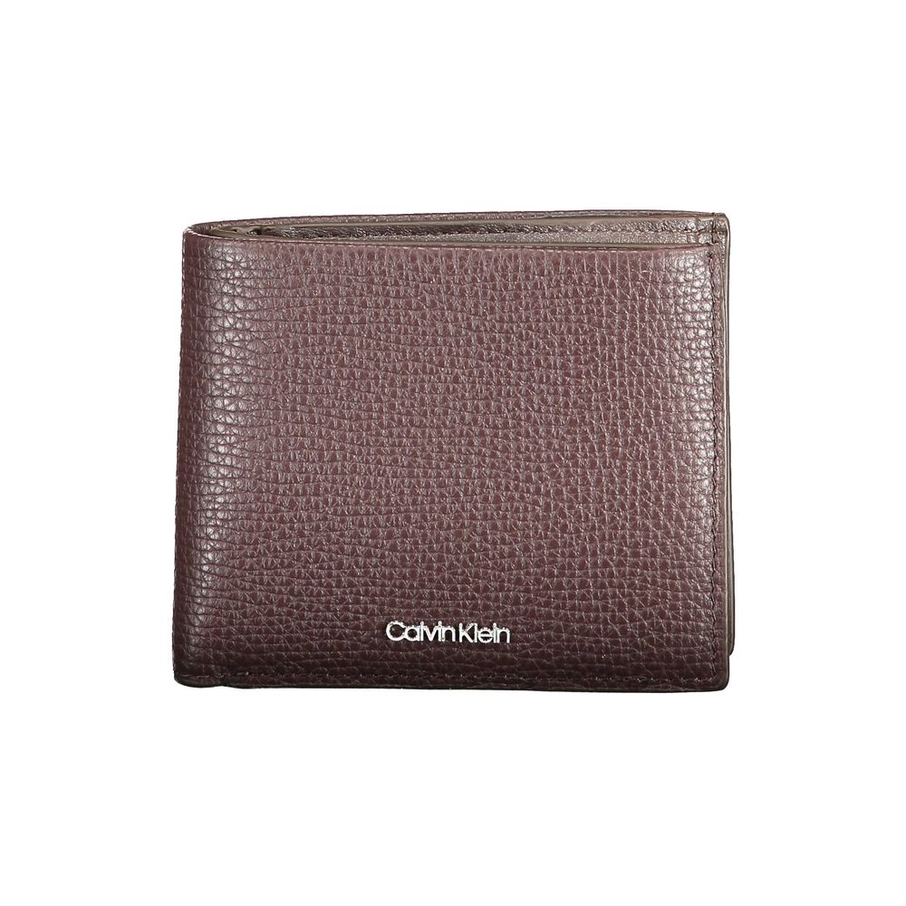 Calvin Klein Braunes Leder Portemonnaie