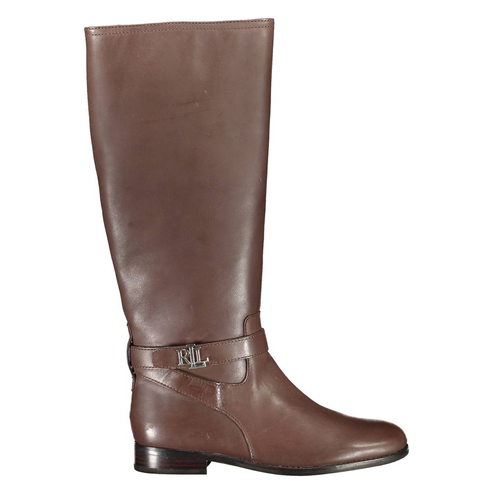 Ralph Lauren Braunes Leder Knöchel