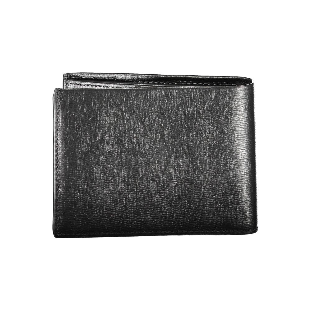 Calvin Klein Schwarzes Leder Portemonnaie