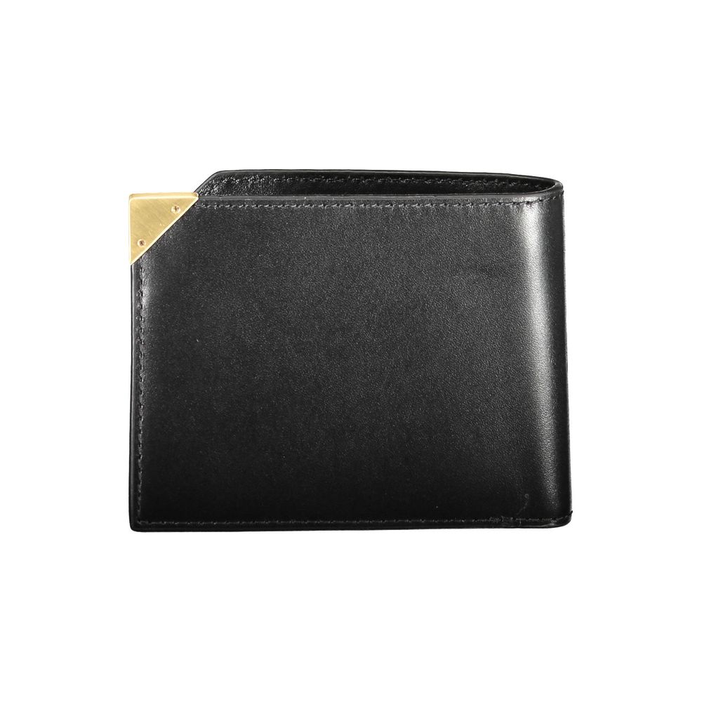 Calvin Klein Schwarzes Leder Portemonnaie