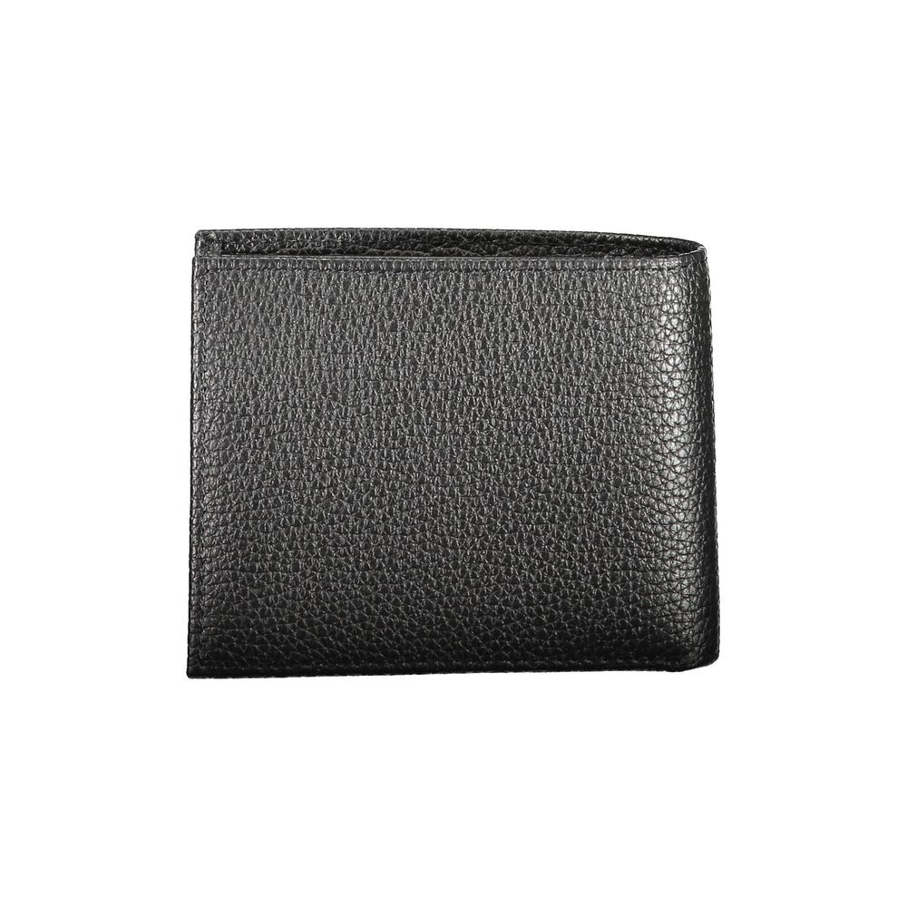 Calvin Klein Schwarzes Leder Portemonnaie