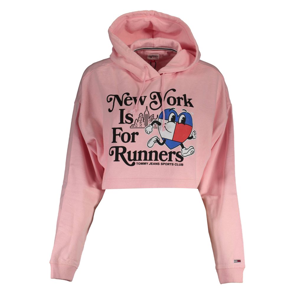 Tommy Hilfiger Rosa Baumwoll-Sweatshirt