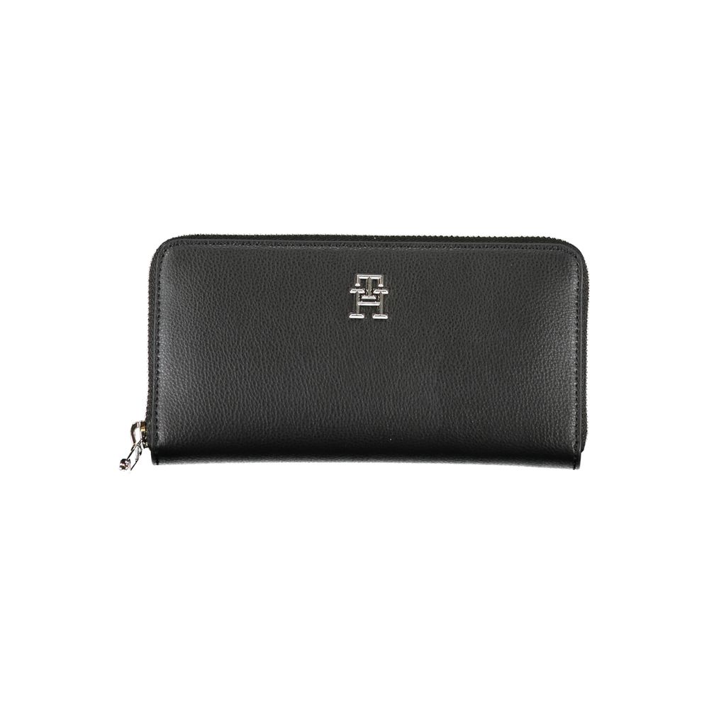 Tommy Hilfiger Schwarzes Polyester Portemonnaie
