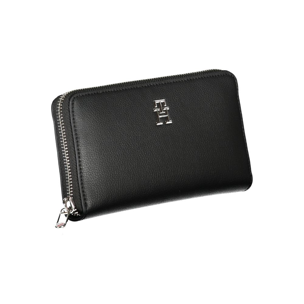 Tommy Hilfiger Schwarzes Polyester Portemonnaie