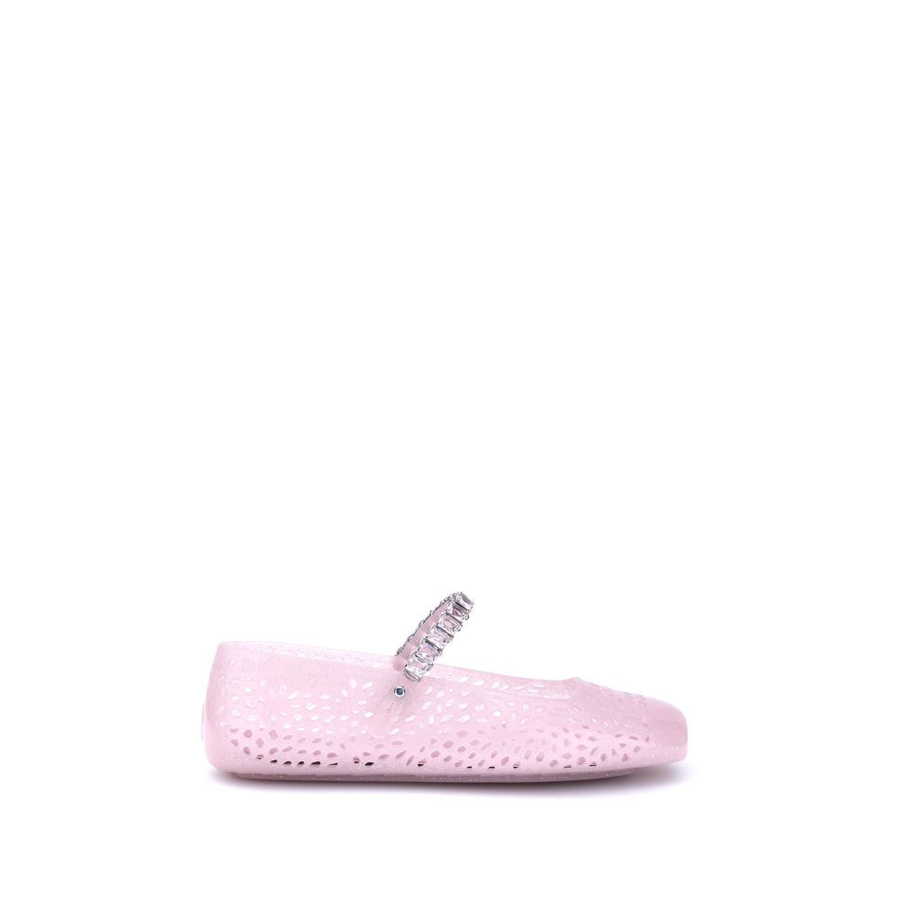 Jimmy Choo Jelly Ballerinas